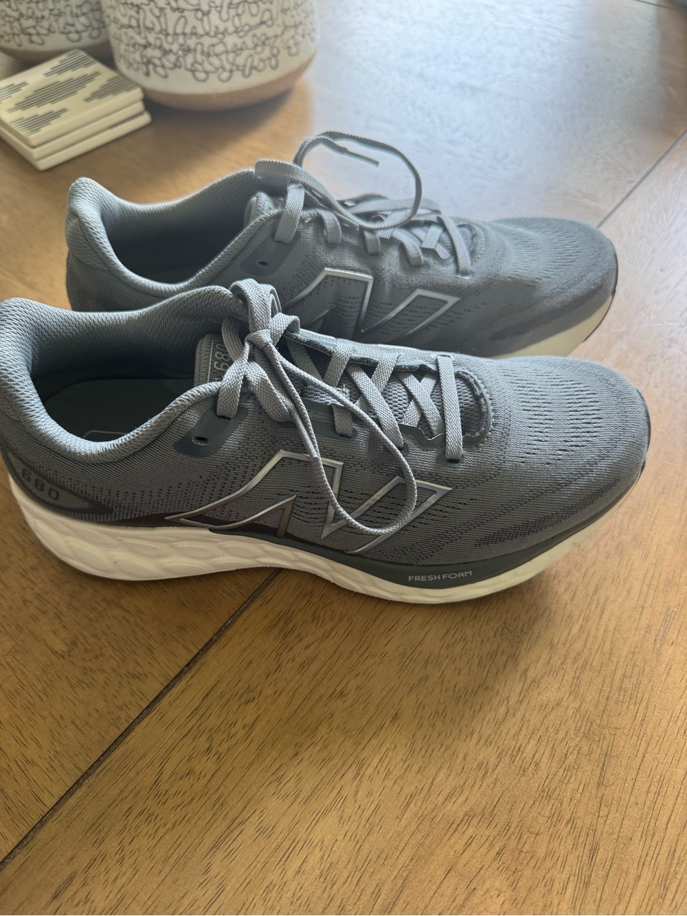 New Balance Men's Gray Fresh Foam Athletic Running Shoes
